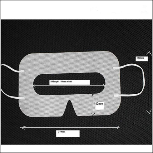 100 Pack White Disposable VR Face Covers Sanitary VR Mask Pads Covers for HTC Vive/PS VR/Gear VR/Oculus Rift...