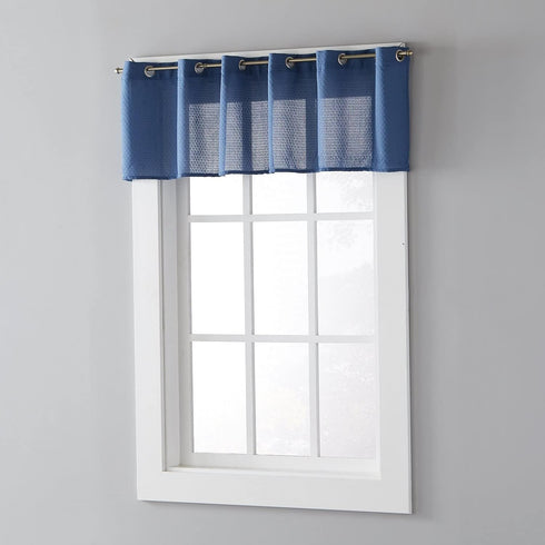 SKL Home Trio Valance, 57 inches x 13 inches, Denim Blue...