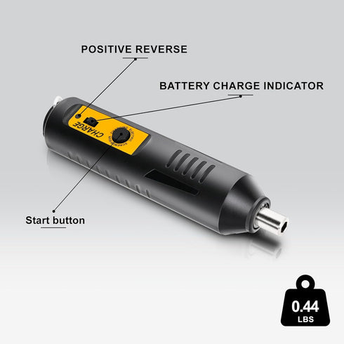 Mini Cordless Electric Screwdriver,Rechargeable, Can Rotate Clockwise Or Counterclockwise,With A Button Control And Ultra Long Battery Life,10 Bit...