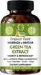 Organic Veda Moringa & Matcha Green Tea Extract Supplement with ECGC, Vitamin C & Antioxidant - Energy Boost & Metabolism Support Moringa Capsules...