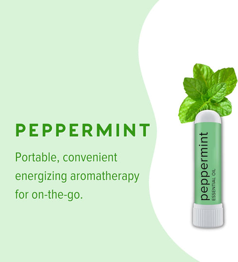 MOXE Peppermint Essential Oil Nasal Inhaler, Therapeutic No-Mess Aromatherapy, Cooling, Refreshing, Invigorating, Uplifts Mood and Positivity, Pur...