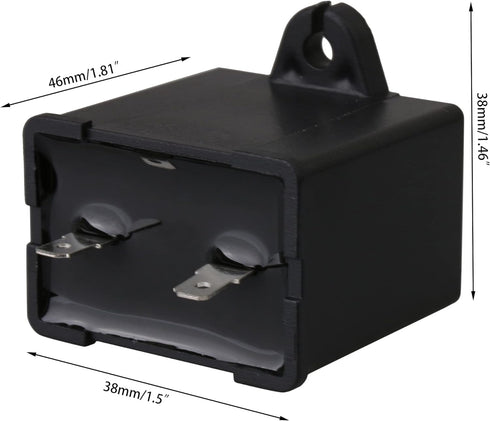 Walmine 2169373 50/60HZ Refrigerator Run Capacitor Motor Replacement for Whirlpool, Replace W10662129 2169373