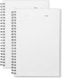 MEMX Graph Ruled Spiral Notebook, 5.8 x 8.3 Inches A5, Square 5mm Grid Paper Journals with Plastic Hardcover, 140-Pages 70-Sheets Per Pack (Pack o...