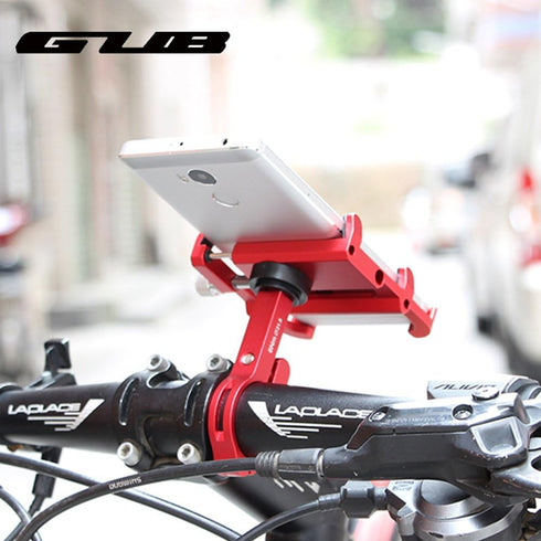GUB Bicycle & Motorcycle Phone Mount - Aluminum Bike Phone Holder with 360°Rotation Adjustable Handlebar Phone Holder Compatible with iPhone Xs XR...