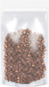 Clear Zipper Stand Up Pouch Bag,100Pcs 7.0x10.2 Heat Sealable Zip Lock Snack Food Tea Packing Pouches (7.0W x 10.2L, 100)...