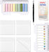 600 Sheets Transparent Sticky Notes, 3 x 3 inch Clear See Through Sticky Notes and Translucent Writable Book Tabs, Annotation kit, for Book Annota...