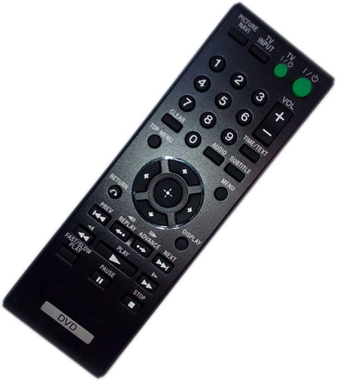 Replaced Remote Control Compatible for Sony DVP-SR101P DVPSR200B DVP-SR500HP DVPSR700HP DVP-NS318 DVPSR401HP DVPSR101 DVPNS718H CD DVD Player...