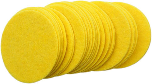 Playfully Ever After 3 Inch Yellow 30pc Stiff Felt Circles...