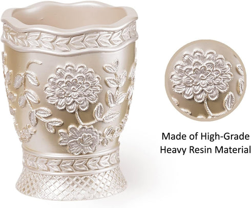 Popular Bath 942705 Rose Vine, Tumbler, Beige-Taupe...
