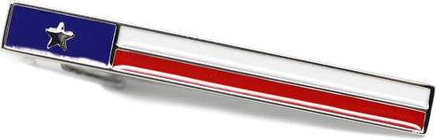 State of Texas Flag Tie Clip Lone Star Flag Tie Bar In Box...