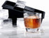 Froz Silicone Ice Cube Trays 2 Pack - Makes 8 Big 2 Inch Square Ice Cubes for Whiskey and Cocktails - Large King Size Mold for Freezer...