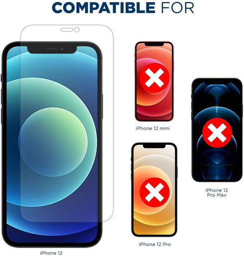 Tech Armor HD Clear Film Screen Protector Designed for Apple iPhone 12 and iPhone 12 Pro 6.1 Inch 4 Pack 2020......