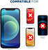 Tech Armor HD Clear Film Screen Protector Designed for Apple iPhone 12 and iPhone 12 Pro 6.1 Inch 4 Pack 2020......