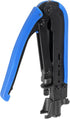 Coaxial Compression Tool Coax Cable Crimper Kit Adjustable RG6 RG59 RG11 75-5 75-7 Coaxial Cable Stripper with 10pcs F Compression Connectors Blue...