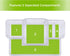Kenney Bathroom Countertop Hair Care Center Organizer, Clear...
