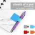 8 PCS (2-in-1) Ballpoint Pens with Stylus Tip, 4 Pen Clips, Black Ink Stylus Retractable Ballpoint Pen for Students Office School Supplies...