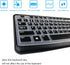 2 Pack Keyboard Cover for Logitech K120 & MK120 Ergonomic Desktop USB Keyboard, Logitech K120 & MK120 US Layout Waterproof Anti-Dust Keyboard Skin...