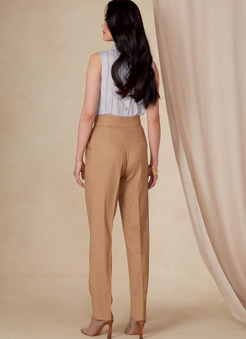 Vogue Misses' Petite Slightly-Tapered Pants Sewing Pattern Kit, Code V1829, Sizes 8-10-12-14-16, Multicolor...