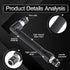 KATUR L-shape Socket Wrench Set Screwdriver and Bit Set, 1/4-Inch Drive, L-shaped Extension Handle Double Head Hex Socket Wrench for Routine Screw...