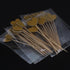 WARMBUY 50 Pack Double Sided Gold Glitter Cupcake Toppers Attached with Sticks for Baby Bridal Shower Birthday Party and Wedding (Heart)...