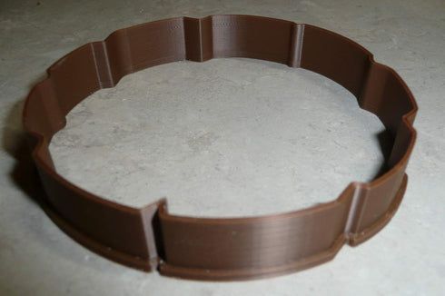 TREE LOG OUTLINE BARK WOOD GRAIN SLICE STUMP OUTDOOR THEME COOKIE CUTTER MADE IN USA PR2564...
