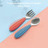 6 Pieces Toddler Utensils, 3 Toddler Forks and 3 Spoons, Silverware Set with Food Grade Silicone Handle, Children Safe Flatware, Self-Feeding Stai...