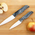 2pcs Marble Pattern Acrylic Knife Handle Scales Black Knife Grips Sheets Knife Scales Slabs Making Rectangle Knife Handle Tool 6.3×2×0.27inch for ...