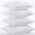 Niagara 4 Pack Pillow Protectors Standard 20x26 Inches Lab Certified Ultra Fresh Treated 100% Cotton Non Crinkle Quiet Breathable Zipper Covers Ca...