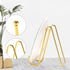 6 Inch Plate Stands for Display, 3 Pack Plate Holder Display Stand, Gold Metal Frame Easel Holder Stand for Pictures,Book, Photo, Decorative Plate...