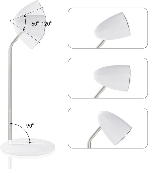 CATY&KITTEN Desk lamp with Wireless Charger, 300lm Bedside Reading lamp with 3 Lighting Model, Touch Control, Optimized Fast Charge 5-10W Output R...