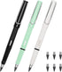 3pcs Everlasting Pencil Unlimited Inkless Pencil,Reusable Everlasting Pen with Eraser with 6pcs Nibs,Erasable Infinite Pens for Student Artist Wri...