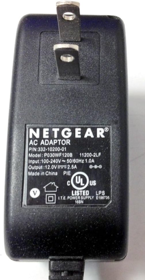 Genuine Netgear AC Adapter Power Supply 12.0V 2.5A Model: P030WF120B & 332-10200-02...