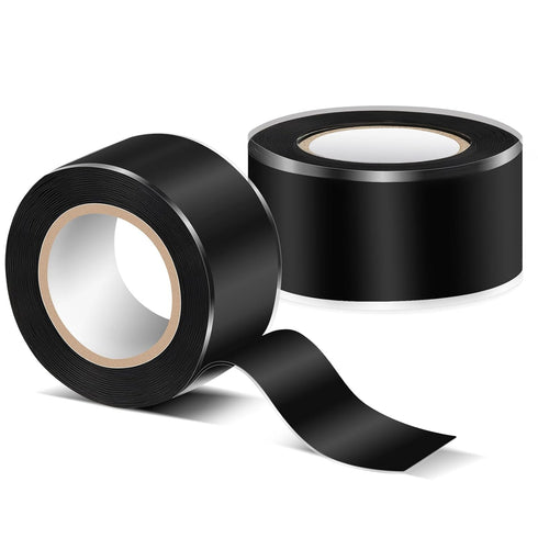 Amylove 2 Roll Self Fusing Silicone Tape Waterproof Tape for Leaks Rubber Tape 1in(W) x10ft(L) Pipe Repair Insulation Tape for Sealing Heavy Duty ...