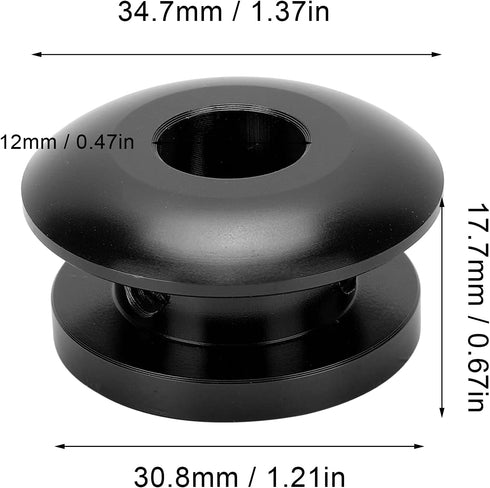 Ejoyous Shift Knob Limiter, Universal Shift Knob Boot Retainer Limiter Shifter Shifting Head Buckle Stopper for Car Manual Gear Shifter Lever (B (...