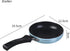 Zoofen 4.7" Frying Pan Mini Round Egg Skillet Non Stick One Egg Fry Pan Breakfast Pan with Long Handle...