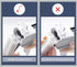 Dispensing gun AB glue gun 50ml two-component glue gun 2:1/1:1 epoxy glue gun dispensing gun, suitable for 1:1/2:1double cartridges, with 8pcs mix...