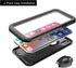 SPORTLINK iPhone X/iPhone Xs Waterproof Case, Waterproof Shockproof Snowproof Clear Slim Case for iPhone X/iPhone Xs (Black)...
