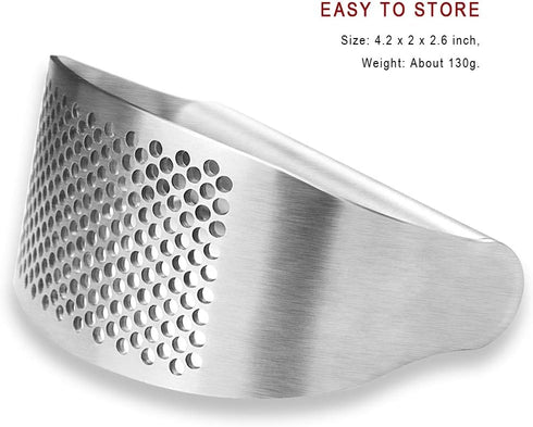 Garlic Press Rocker, Bottle Opener, Stainless Steel Garlic Crusher Chopper Squeezer Slicer Mincer...