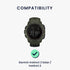 kwmobile Straps Compatible with Garmin Instinct 2 Solar/Instinct 2 Straps - 2x Replacement Silicone Watch Bands - Black/Grey...