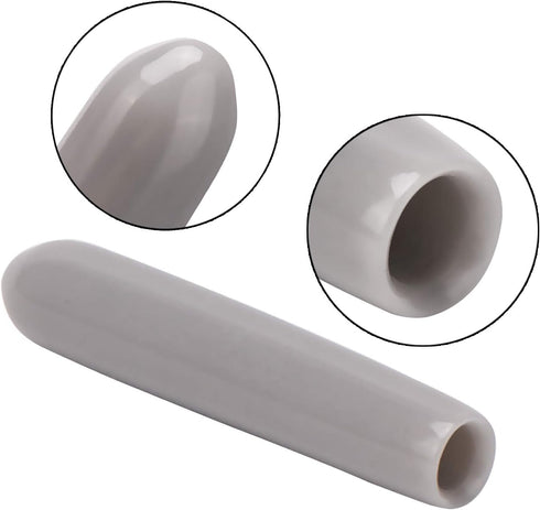 LUTER 100 pieces Dishwasher Rack Tine Prong Repair End Cover Caps Tip Caps Repair Tip Tine Kit Antirust?Gray