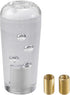 Shift Knob W/ 2 Adapter/Front Gear Shifter Knob for Automatic and Manual Vehicles/Faux Crystal Stick Shifter Lever Knob Acrylic 10cm / 1Set Clear...