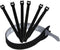 Reusable Cable Ties 1/2" x 8" for Cable Management and Organizing Cords - 60 Pack (Black)...