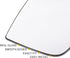 X AUTOHAUX Car Rearview Upper Driver Left Side Non-Heated Mirror Glass Replacement with Plate for Ford Transit 150 250 350 2015-Onward...