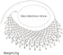 DRESBE Rhinestone Necklace Crystal Choker Necklaces Prom Necklace Chain Party Neck Jewelry for Women...