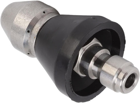 Pressure Washer Sewer Jetter Nozzle Stainless Steel Mini Compact Sewer Jet Nozzle 1/4 inch Pressure Drain Jetter Hose Nozzle Quick Connector 5000 ...