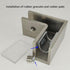 90 Degree Sleeve Over Shower Glass Clamp, Glass Shower Door Right Angle Connector for Bathroom or Showroom, 90 Degree Shower Glass to Glass Clamp,...