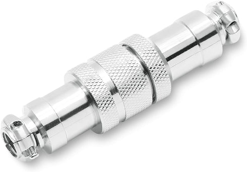2 Sets Aviation Connector 4P 10A GX20-4 Waterproof Metal Male Female Wire Panel Power Chassis Fittings Connector Aviation Plug Silve...