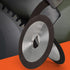 5inch Tapered Plain Resin Diamond Grinding Wheel to Grind Carbide Hard Steel 150 Grit 125x10x32x8mm...
