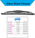Rear Wiper Blade-10 inch Rear Windshield Wiper Blades for Chevrolet Trax 2013-2022 / Buick Encore 2013-2022 / Jeep Compass 2007-2017 / Jeep Patrio...