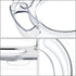 Subtle Silver Coated for Splash Guard lid Mixing Bowl Kitchen Machine Chef Multifunction Kitchen Machine for Acekool...